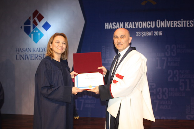 Hasan Kalyoncu Üniversitesi Akademik Ödül Töreni