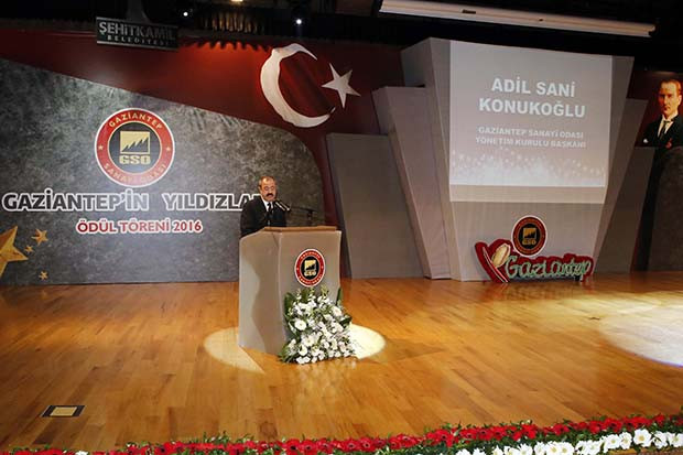 Gaziantep’in Yıldızları Ödül Töreni 2016