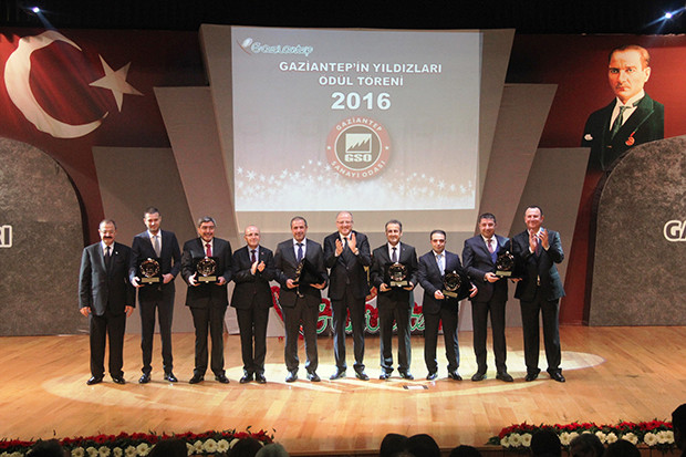 Gaziantep’in Yıldızları Ödül Töreni 2016