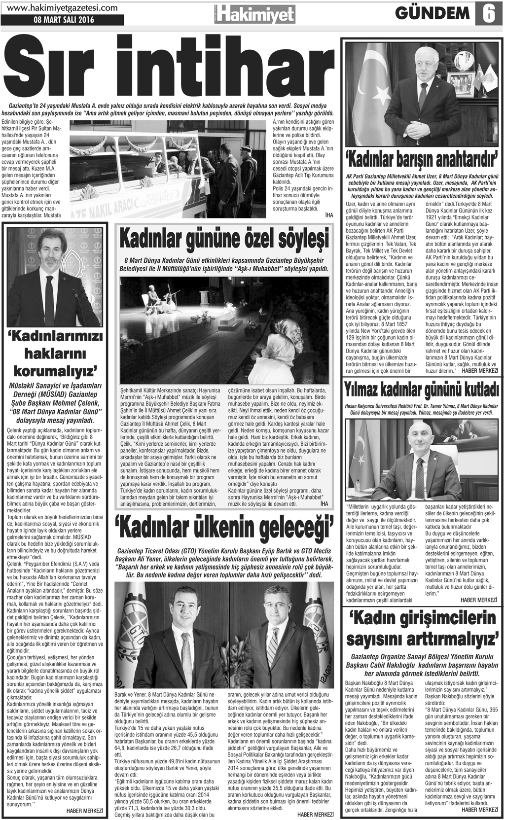 15 Temmuz Demokrasi ve Milli Birlik Günü Anma Töreni