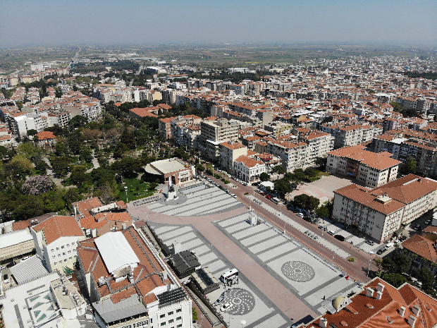 Havadan boş meydanlar böyle fotoğraflandı 