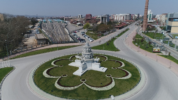 Havadan boş meydanlar böyle fotoğraflandı 