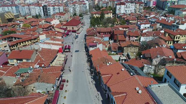 Havadan boş meydanlar böyle fotoğraflandı 