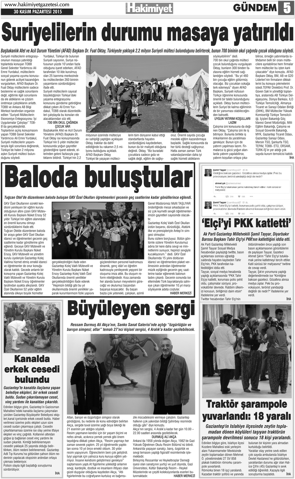 Esnaf Bağrına Bastı