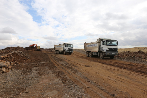 Kuzey Şehir Projesinde yol çalışmaları devam ediyor