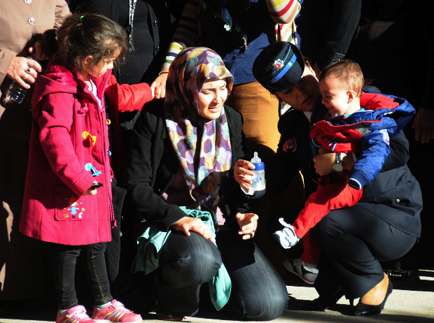 Gaziantep’te şehit evine ateş düştü