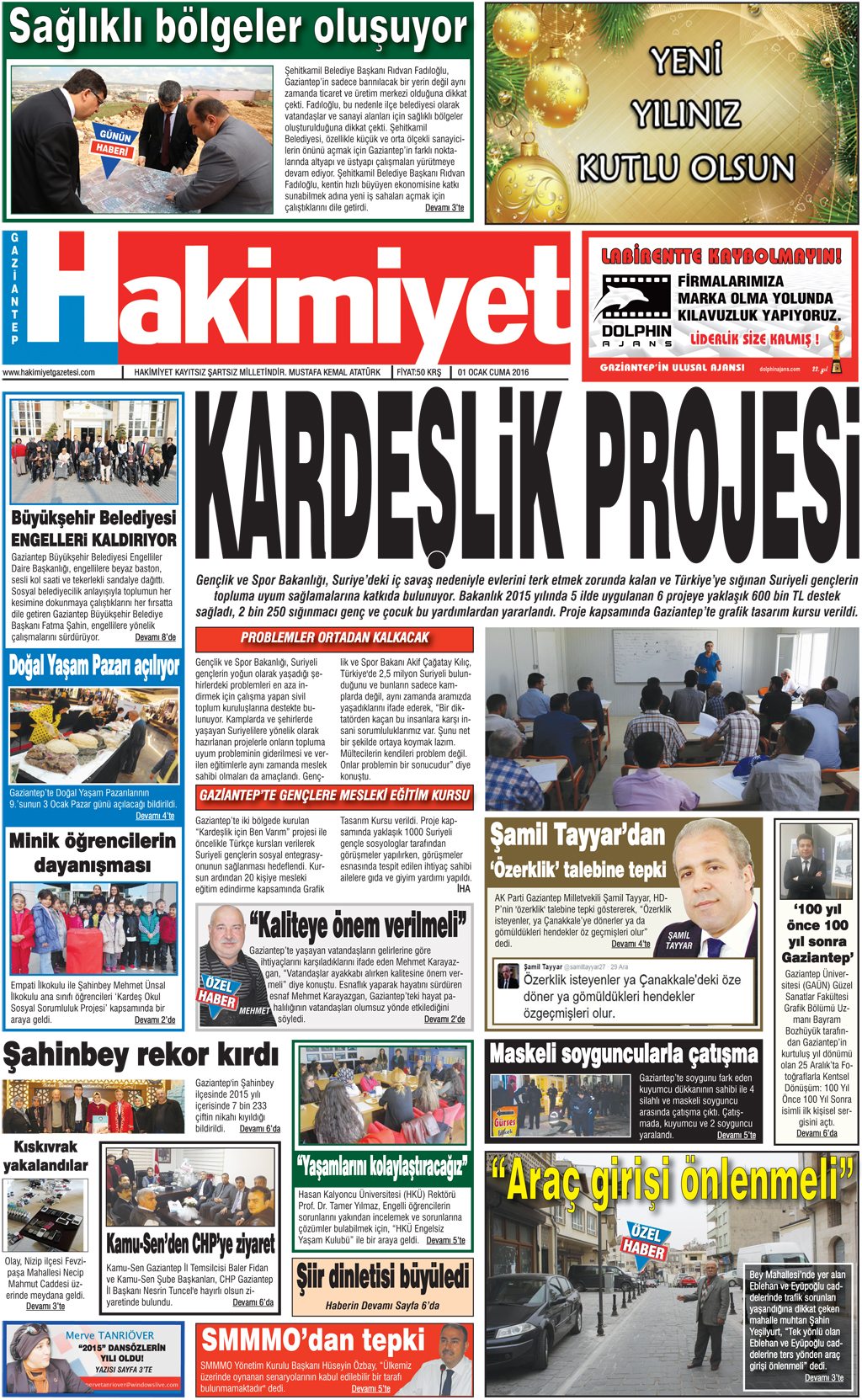 Hakimiyet Gazetesi Gümüştekin Mahallesi'nde