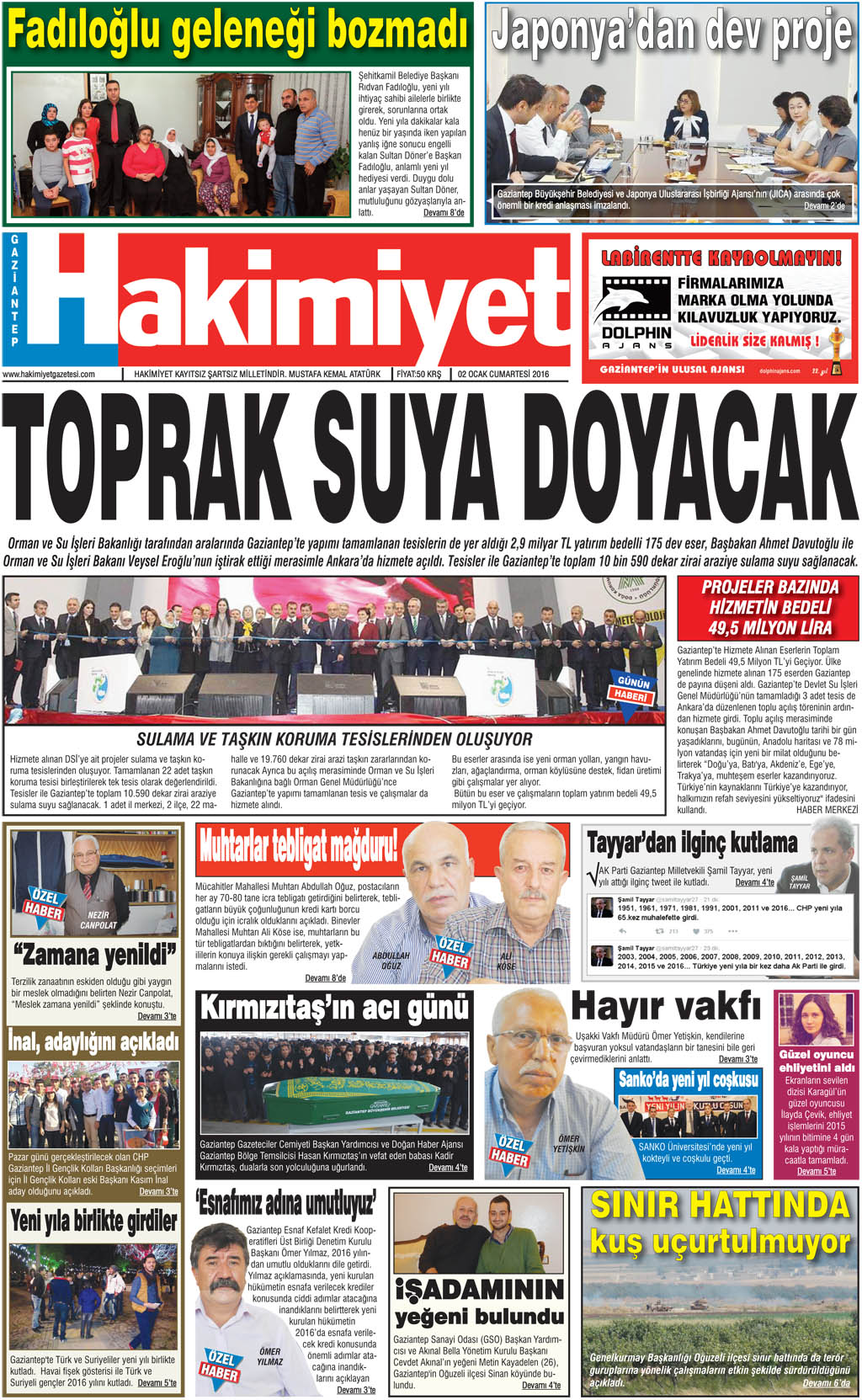 Hakimiyet Gazetesi Hoşgör Mahallesi'nde