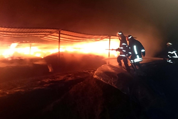 Gaziantep itfaiyesi seferber oldu