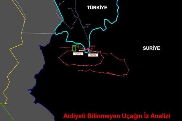 Genelkurmay Başkanlığı, uçağın iz analizini yayınladı