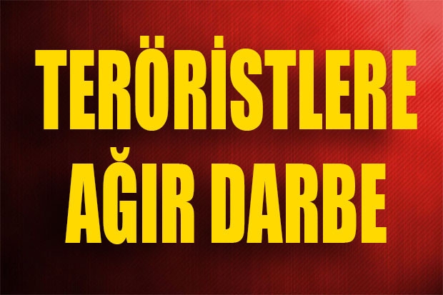 Teröristlere ağır darbe