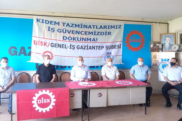 DİSK kıdem tazminatını gündeme taşıdı