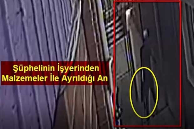 İş yerinden hırsızlık anları güvenlik kamerasında