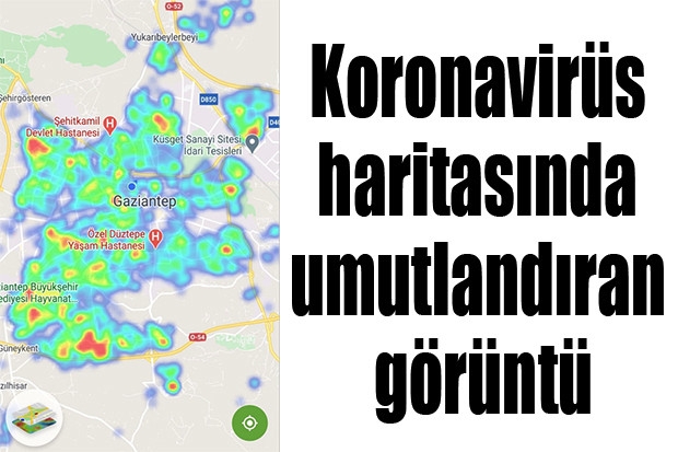 Koronavirüs haritasında umutlandıran görüntü