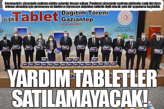 YARDIM TABLETLER SATILAMAYACAK!