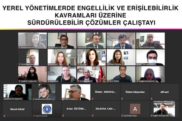 Büyükşehir Belediyesinin online çalıştayları sürüyor