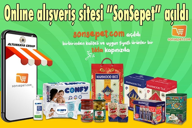 Onlıne alışveriş sitesi “SonSepet” açıldı