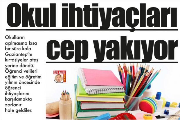 Okul ihtiyaçları cep yakıyor