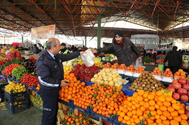 Şehitkamil Belediyesi'nden siyah poşet denetimi