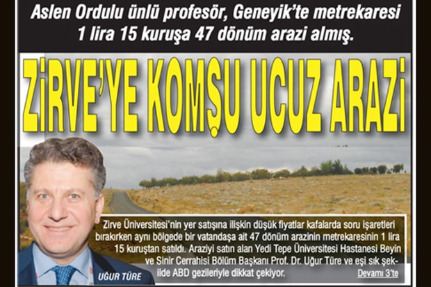 ZİRVE’YE KOMŞU UCUZ ARAZİ