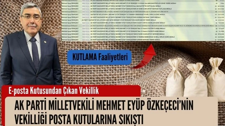 Mehmet Eyüp Özkeçeci’nin Vekilliği Posta Kutularına Sıkıştı