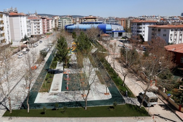 Hizmete açılan park memnun etti