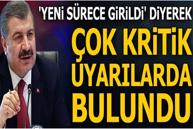 Sağlık Bakanı Koca'dan önemli açıklamalar