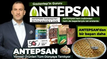 Gaziantep'in Yükselen Yıldızı Antepsan, İkinci 500 Büyük Sanayi Kuruluşu Listesinde 4. Sırada