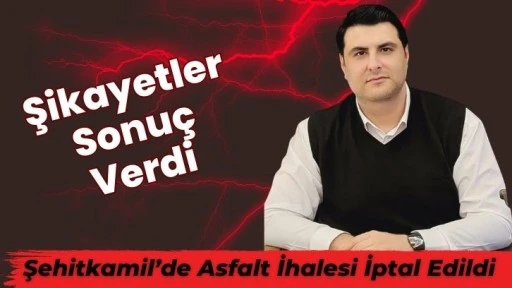 Şehitkamil Belediyesi’nden Geri Adım