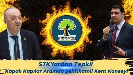 STK’lardan Tepki! Kapalı Kapılar Ardında Şehitkamil Kent Konseyi